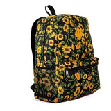 Mochila Bolsa Feminina Estampa Girassol Lindíssimo