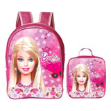 Mochila G Barbie Princesa Popstar Rosa Ref.62504 - MP Brinquedos