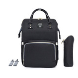 Mochila Bolsa Maternidade Lequeen Rosa Reforçada Moderna