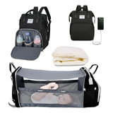 Mochila Bolsa Maternidade Térmica Vira Berço Multifunçõe R33