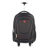 Mochila Carrinho Executiva Mala Santino Preta