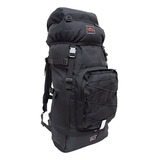 Mochila Crampon 60 Litros Preto - Trilhas & Rumos