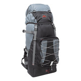 Mochila Crampon 60 Litros Preto E Cinza - Trilhas & Rumos