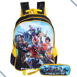 Mochila De Rodinhas Garena Free Fire Estojo Escolar Gamer