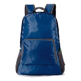 Mochila Dobrável 25 Litros Unissex À Prova D'água Cor Azul Desenho Do Tecido Nylon Impermeável