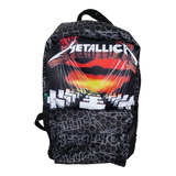 Mochila Escolar - Bandas De Rock - Metallica