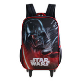 Mochila Escolar De Rodinhas Darth Vader