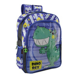 Mochila Escolar Infantil Masculina De Dinossauros