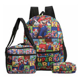 Mochila Escolar Super Mario Bross Costa