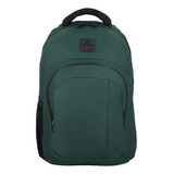 Mochila Escolar Xtren Atomik 353 Com Logotipo Impresso, Cor Unissex, Verde, Design De Tecido Liso