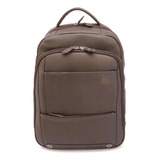 Mochila Executiva Couro Legitimo Para Notebook 15,6 Marrom
