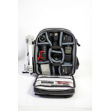 Mochila Foto E Video Compact Silver Para Camera Tripe E Note