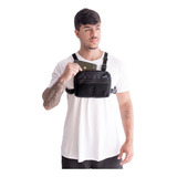 Mochila Frontal De Peito Esportiva Segura Caminhada Corrida