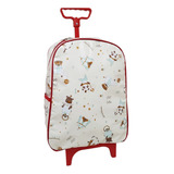 Mochila Infantil Coruja Com Rodinhas Menina