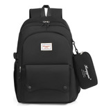 Mochila Juvenil Escolar Média Faculdade Notebook Resistente