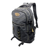 Mochila Kvn 40 Litros Reforçada Press Lona Escolar Viagem Cor Bege