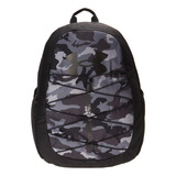 Mochila Masculina E Feminina Hustle Sport 2024 Under Armour Cor Preto Militar Desenho Do Tecido Liso