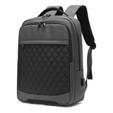 Mochila Masculina E Feminina Notebook Impermeável Reforçada Cor Cinza