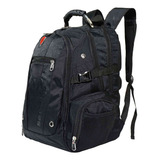 Mochila Masculina Notebook Usb C/ Capa Chuva Santino San203