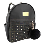 Mochila Mochilinha Bolsa Feminina Moda Alças Reguláveis + Lindo Brinde Chaveiro Pompom Oferta .