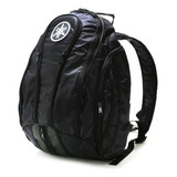 Mochila Motociclista Yamaha Com Capa Impermeável Preta 
