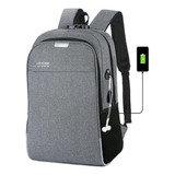 Mochila Para Notebook 15 Bolsa Antifurto Usb Fone Ouvido 35l