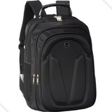 Mochila Para Notebook Executiva Yepp Empresário Bolsa Escolar Juvenil Alça Reforçada Unissex Preta