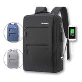 Mochila Para Notebook Kit 3 Peças Bolsa Executiva Reforçada