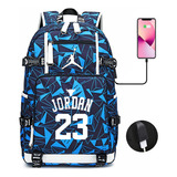 Mochila Periférica Basketball Star Para Jovens Estudantes