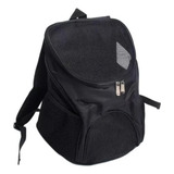 Mochila Pet Transporte Divertido Bolsa Passeio Seguro Rf06 Cor Preto