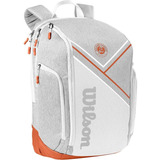 Mochila Raqueteira Wilson Roland Garros Super Tour Bca 2022 Cor Branco