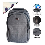 Mochila S Sport Escolar Universitaria Reforçada Cores Cor Preto Desenho Do Tecido Liso