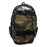 Mochila Skate Bag Com Suporte De Skate Camuflada 
