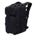 Mochila Tática Camping Militar 40 Litros Grande Impermeável Cor Preto