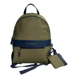 Mochila Tommy Hilfiger Com Carteira Verde