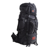 Mochila Trekking Crampon 80 Litros Preta - Trilhas E Rumos