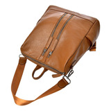 Mochilas Femininas Escolar Bolsa De Viagem Faculdade Cor Marrom
