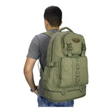 Mochilas Masculinas Notebook Escolar Camping 50 L Lona Reforçada Viagem Acampamento Trilha Pescaria Trabalho Expansível