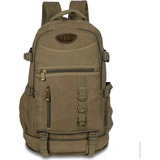 Mochilas Masculinas Notebook Escolar Camping 50 L Lona Reforçada Viagem Acampamento Trilha Pescaria Trabalho Expansível