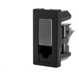 Mod Tomada Lcs2 Rj45 Cat5e 1m Preto Pial Legrand 615045pt