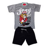 Moda Infantil Kit 10 Conjuntos Menino Roupa Infantil Atacado