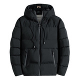 Moda Masculina Parka Quente Jaqueta Casual