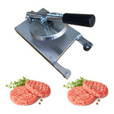 Modelador De Hamburguer Artesanal Inox 2 Formas 11 Cm 13 Cm