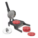 Modelador De Hamburguer Profissional Industrial 2 Disco Inox Cor Cinza Craqueado