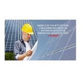 Modelo Editável De Projeto Energia Solar Para Homologação 