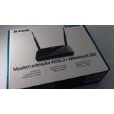 Modem Roteador Com Wifi D-link Dsl-2740e