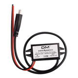 Modulo Converso 12v P 5v 3a Com Saída Usb Tipo-c Macho