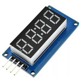Módulo Display 7 Segmentos 4 Dígitos Tm1637 Relógio Arduino