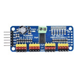 Módulo Driver Servo Motor 16 Canais Pca9685 Para Arduino Nfe