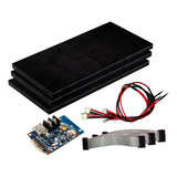 Módulo P5 Fullcolor Led Rgb 16x32cm Indoor Hub75 Flat, 3 Pçs